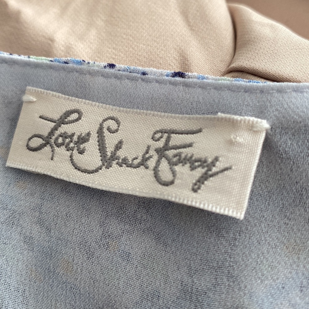 LoveShackFancy Lillian Dress Veranda blue Floral - Picture 8 of 8